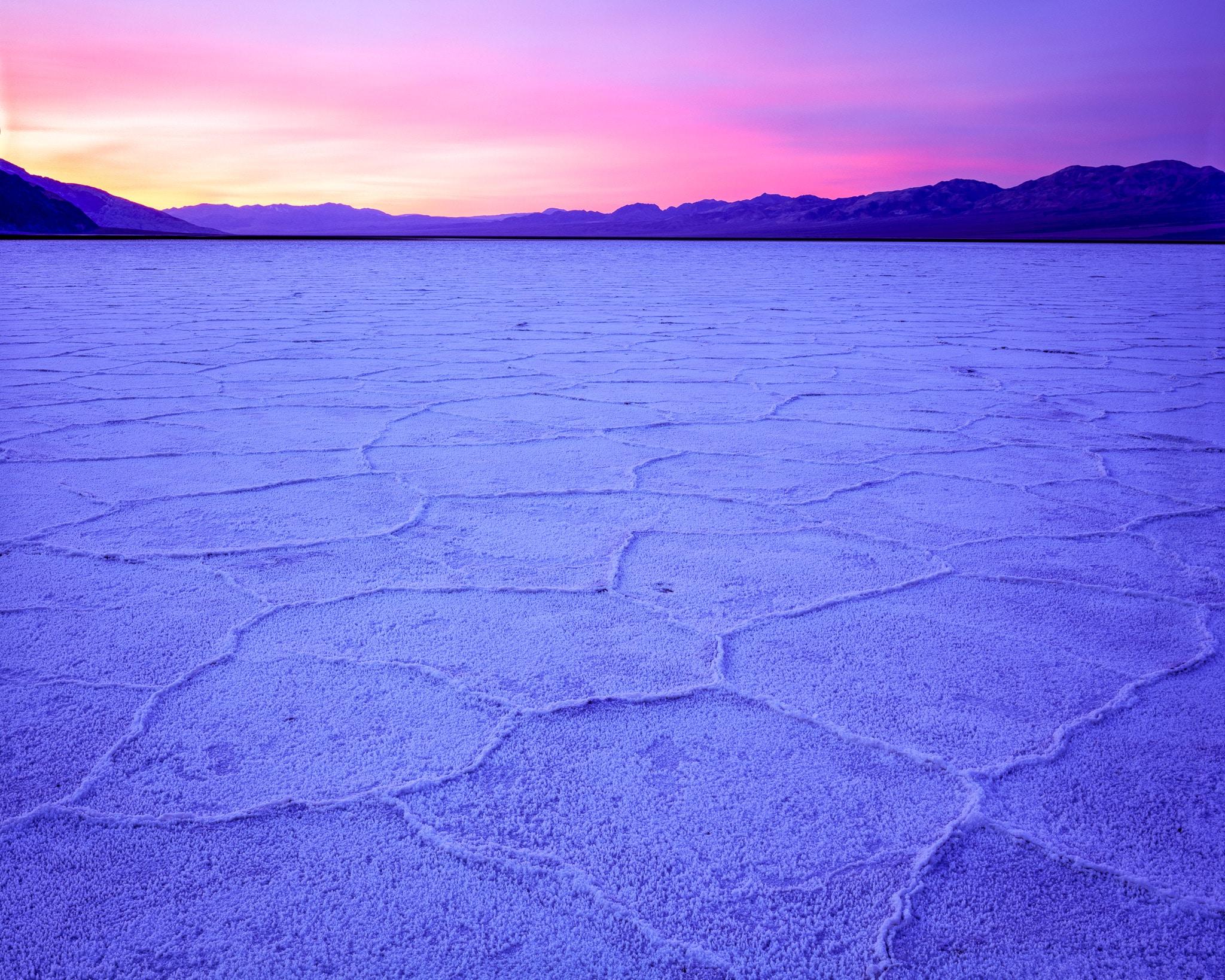 Fine art landscape photography print: Salt Flat Sunrise