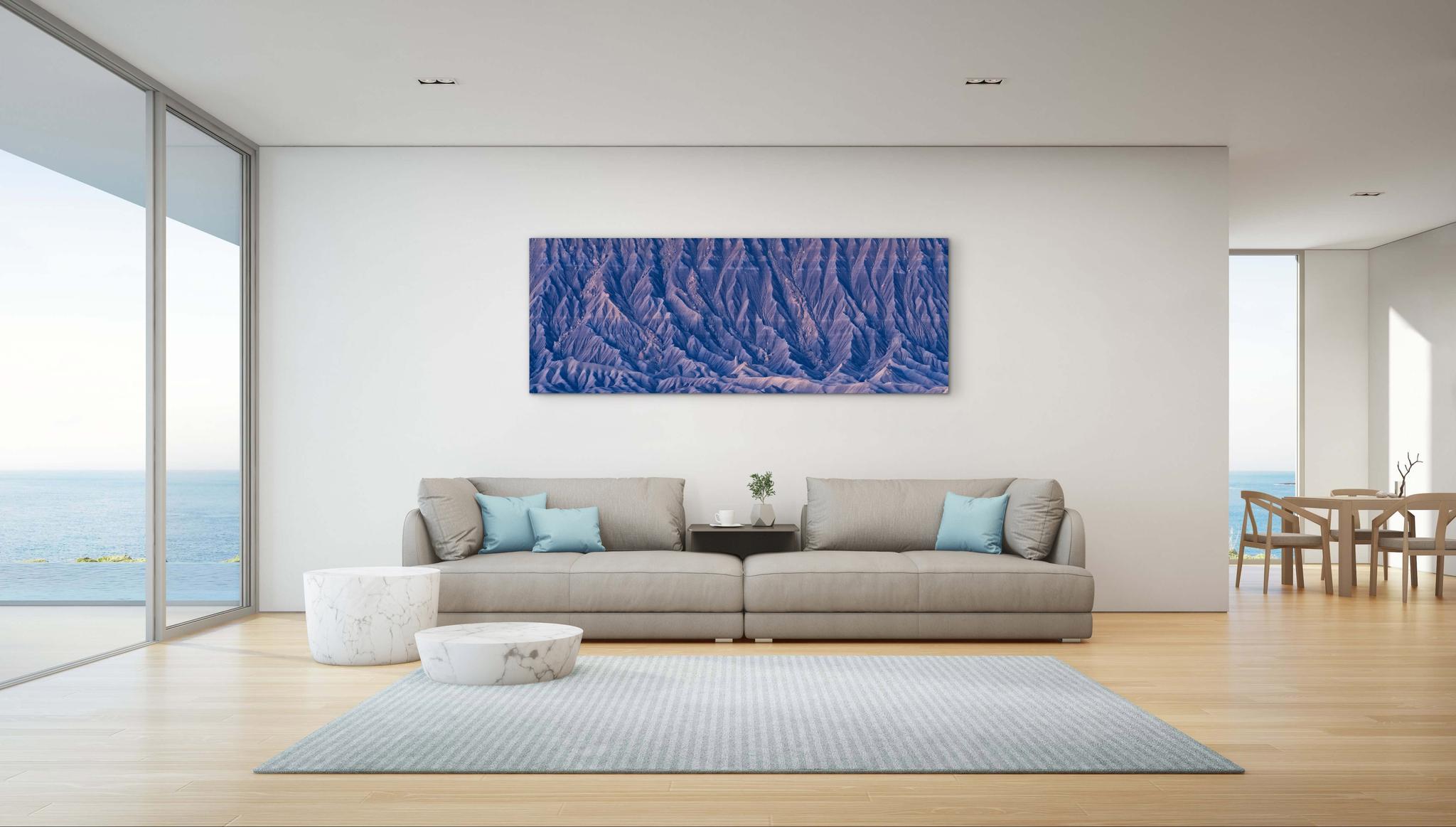 Caineville Mesa Detail - Contemporary Coastal Living Room