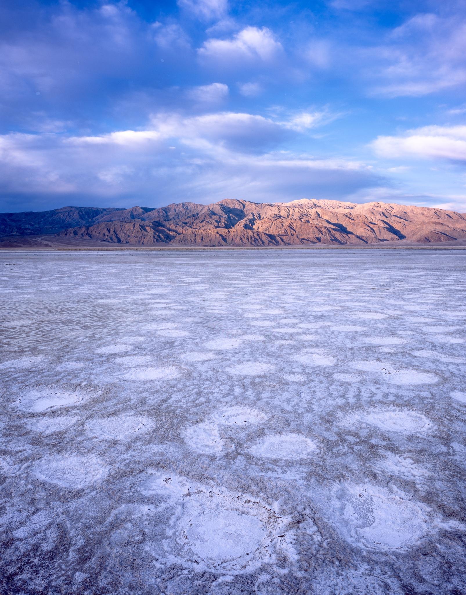 The polygons that form on Death Valley's salt flat aren't random, California. Photograph by Marty Quinn