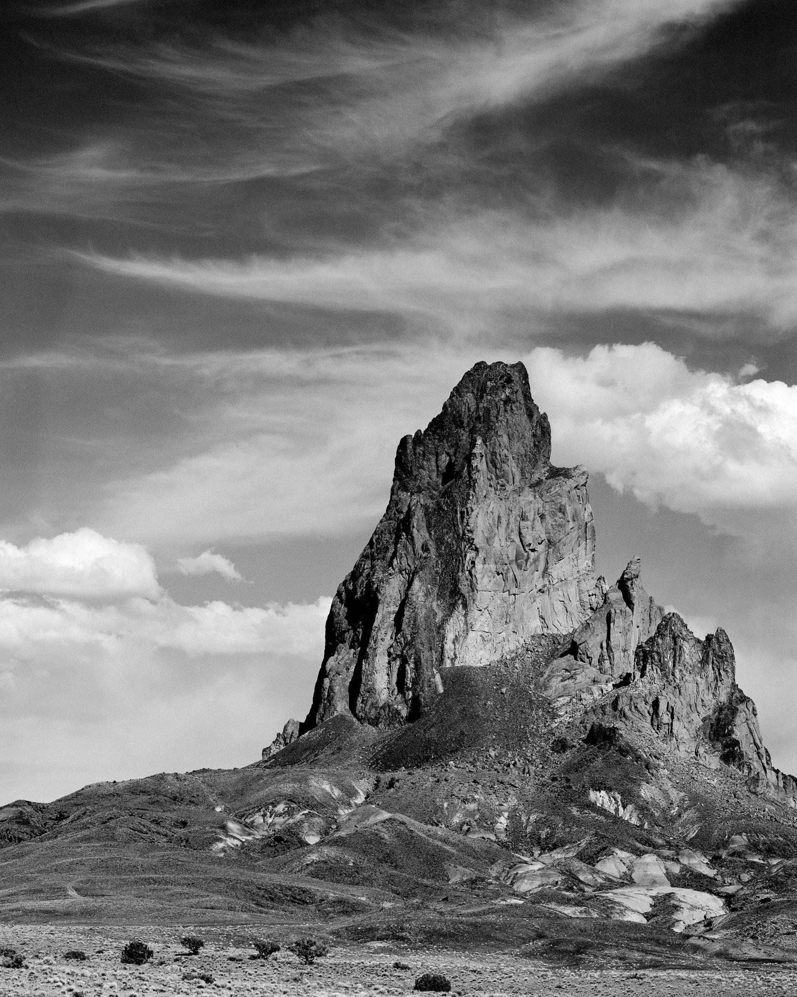 Fine art landscape photography print: Agathla Peak
