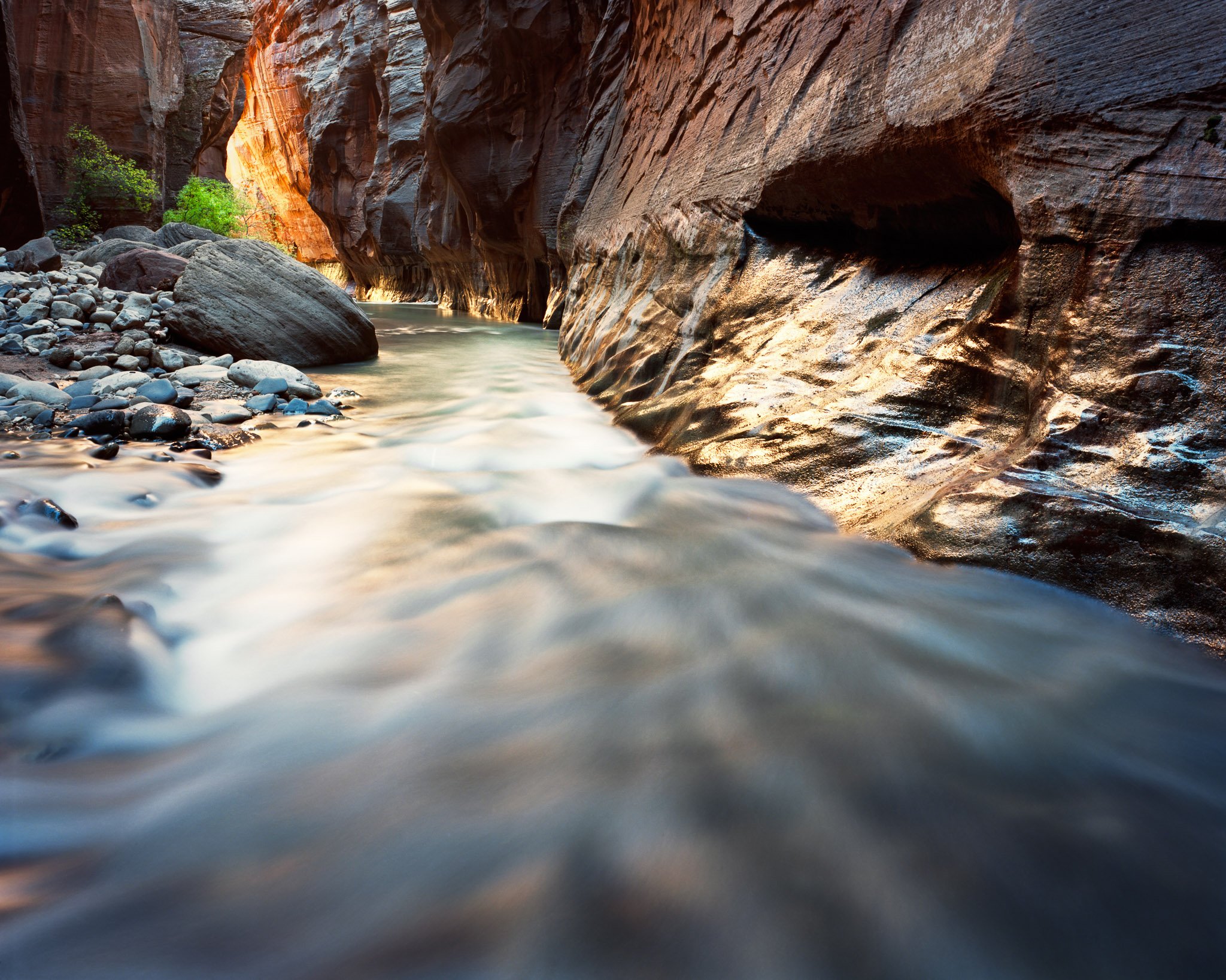 Fine art landscape photography print: Narrows Reflection