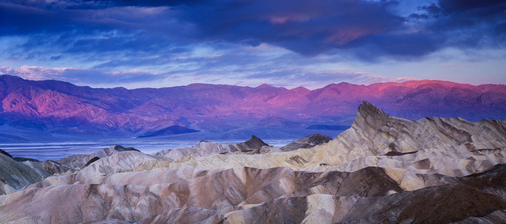 Fine art landscape photography print: Zabriskie Point Sunrise