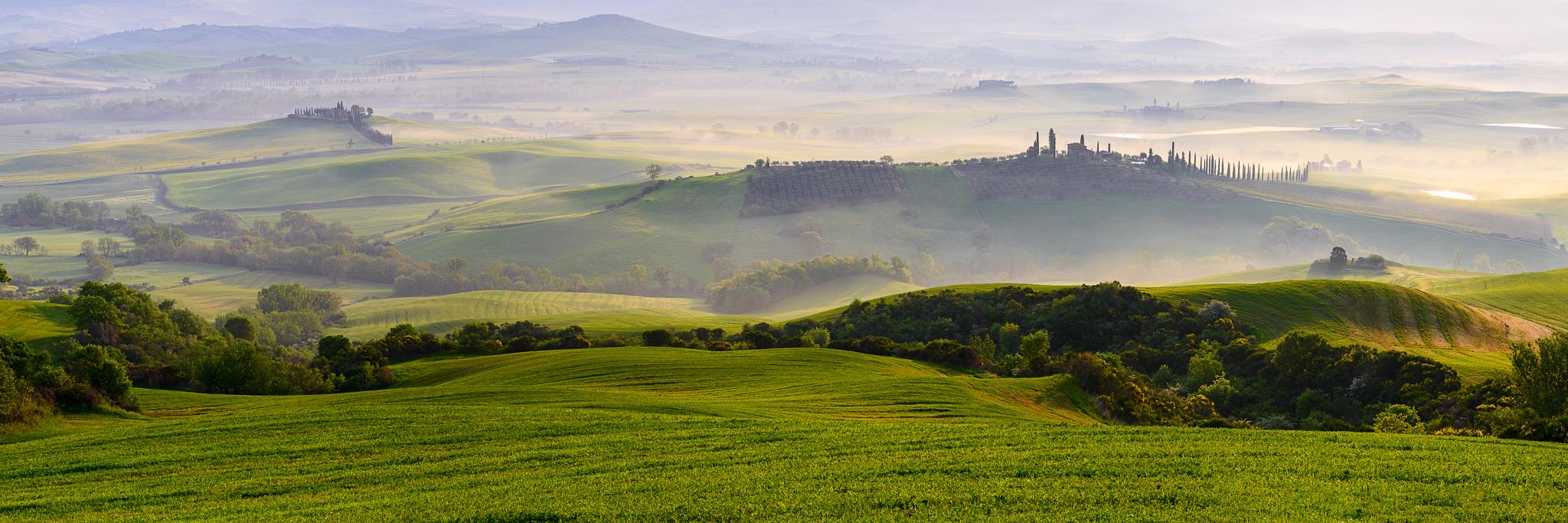 Fine art landscape photography print: Tuscan Dawn