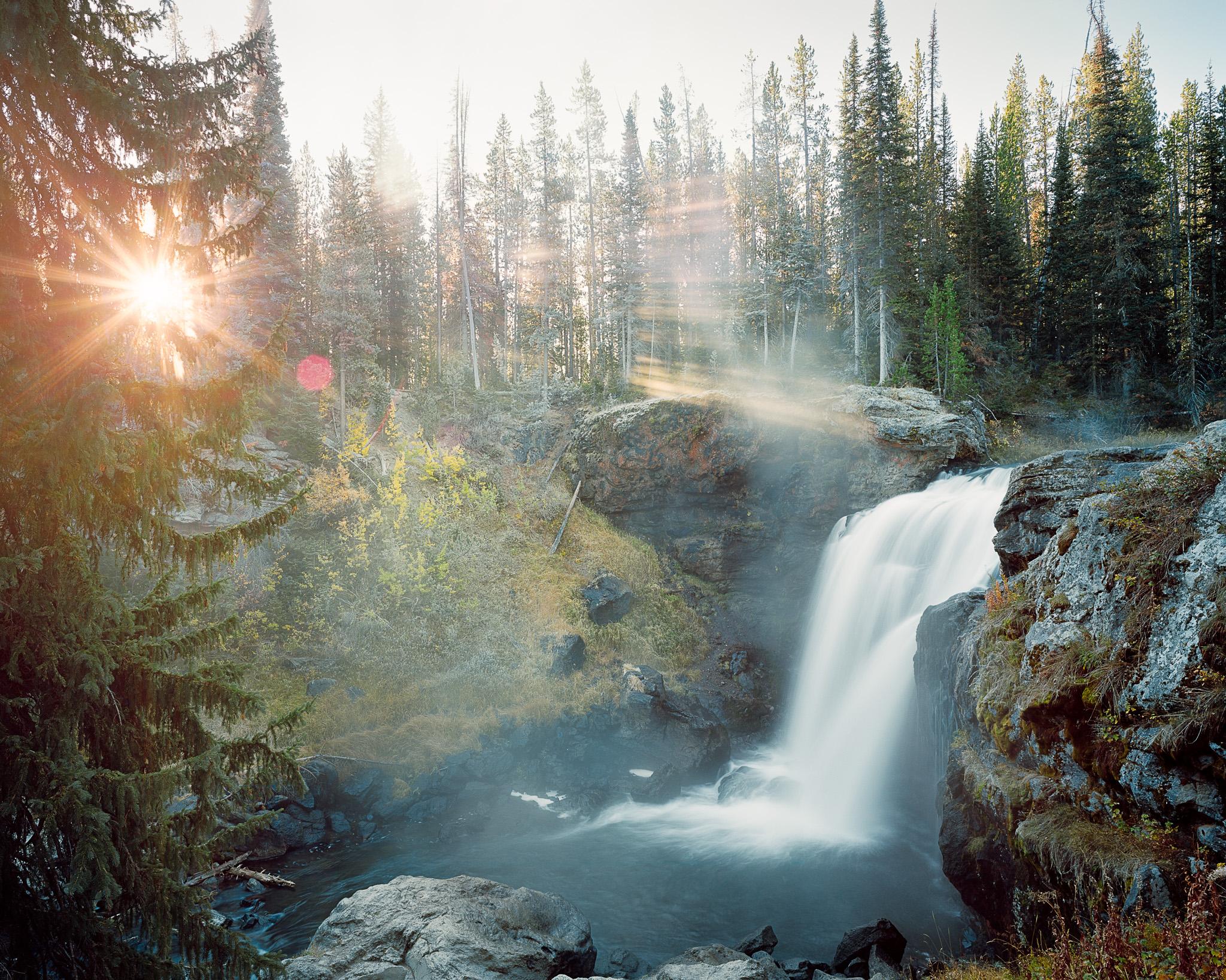 Fine art landscape photography print: Sunbeam Falls