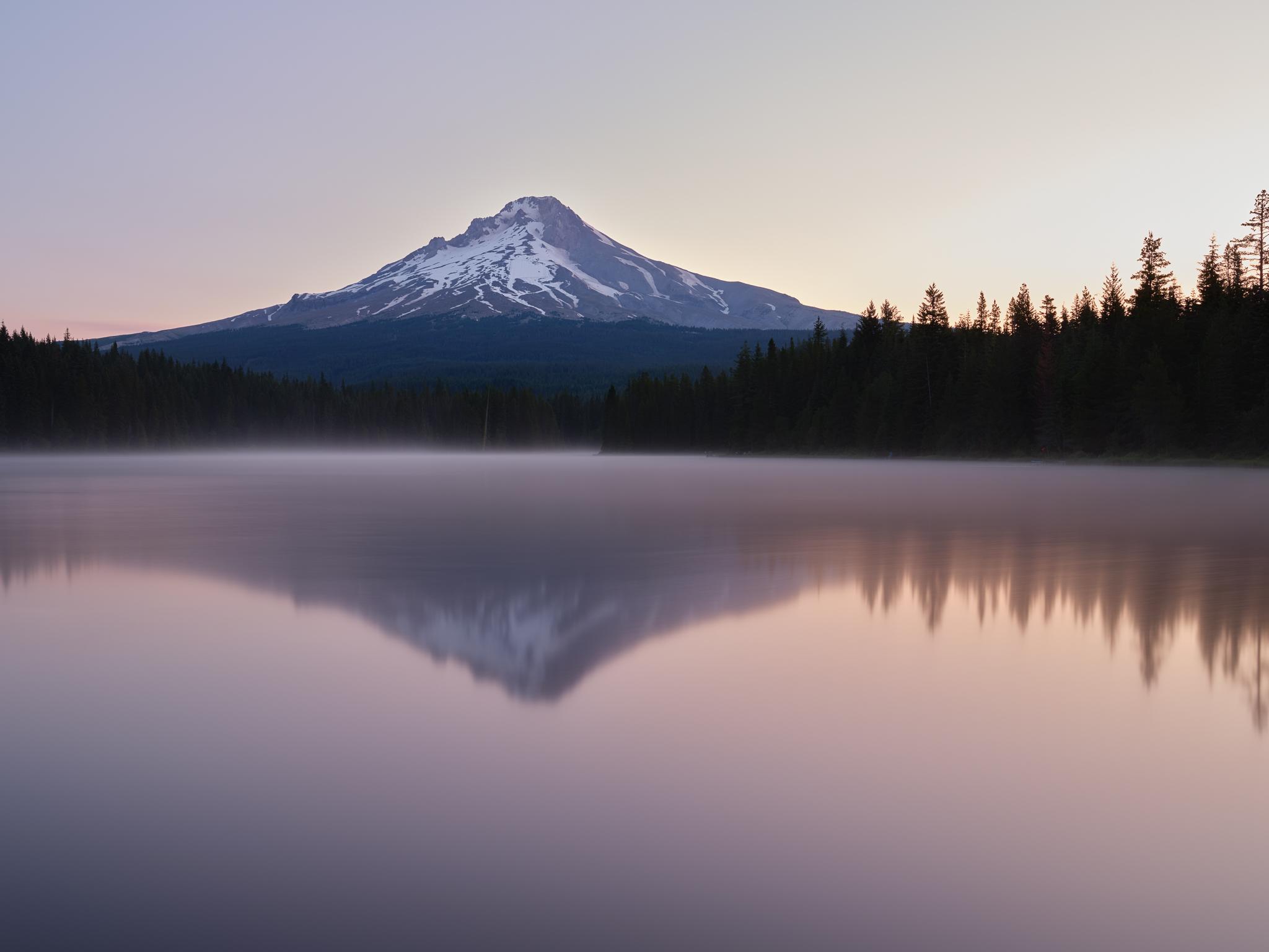Fine art landscape photography print: Mt. Hood Sunrise Reflection